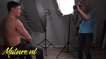 Preview 1 of Batroom Daddy - Horny Photographer Couldn&#039_t Contain Herself &amp_ Started Sucking Dick