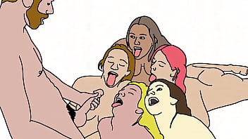 Preview 3 of Luisa Jaramillo Donna Mod - Lucky guy cartoon