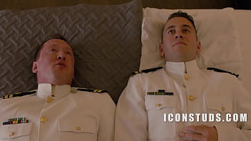Preview 2 of Hd Pasenate - Two Men In Uniform Open Up And Let Eachother In
