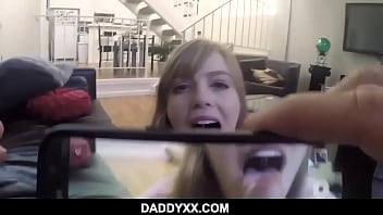 Preview 2 of English Hot Sex Slut - Hairy pussy Teen Tries To Provoke Fuck step dad POV -Dolly Leigh