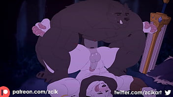 Preview 3 of Alat Bantu Sex - big bear fucking a wolf