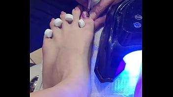 Preview 1 of Aoi Lchigo - Toes being painted ts