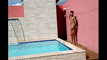 Preview 1 of Tamil Saxvideos - Pantaneiro banhando de piscina