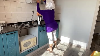 Preview 1 of Zoye Kush Ass - Mature MILF with big tits and ass loves anal and blowjob with stepson