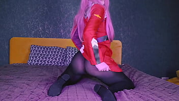 Preview 1 of 18xgirls Laura - Zero Two can&#039_t stop squirt while you fuck her - Cosplay POV Spooky Boogie Darling in the Franxx