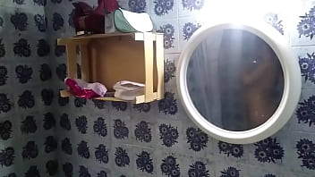 Preview 2 of Pakistani Sil Pack Sex - Watching on my Stepsister in the Shower,  Hidden Camera