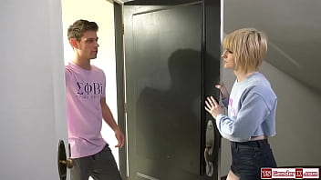 Preview 1 of Uk Xnxx Full Videos - TS coed Ella Hollywood barebacked