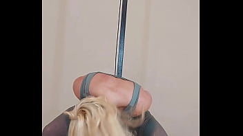 Preview 1 of Reshma Blue Share - Muscle girl struggles to escape bondage