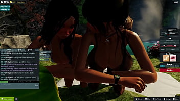 Preview 2 of Knnada Sex - 3dxchat | LoliVix | 49.1 | Mi novio hace un trio conmigo y una nueva amiga