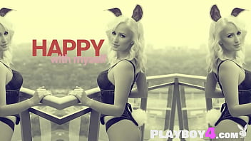 Preview 1 of Dr Bpxxx - Hot blonde bunny Shannon Cole posed in hot lingerie and showed nice big ass