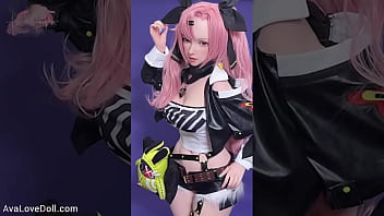 Preview 2 of Bokep Ngentot Indonesia Bokep - Sexy Anime Babe Nicole Demara ZZZ Game Naked Bitch My L*ly Waifu Sexdoll 152cm E Cup