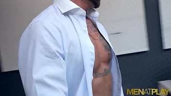 Preview 4 of Miya Khalifa Hot Sex Com - MENATPLAY Ken Summers Anal Fucked By Suited Frank Valencia