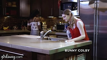 Preview 1 of Boys Cum 6 - GIRLSWAY Something Happened To Bunny Colby Neighbor&#039_s Sexual Thirst