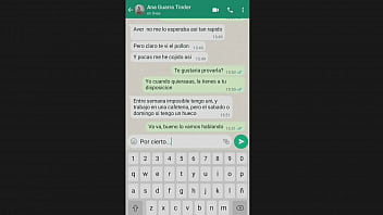 Preview 4 of Is Study - Chat caliente por wasap con chica tinder infiel