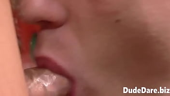 Preview 1 of Trick Your Gf Rape - Pretty boy showcasing his blowjob prowess