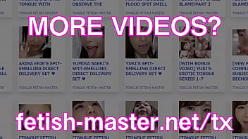 Preview 3 of Xxx Teeny - Japanese Asian Tongue Spit Face Nose Licking Sucking Kissing Handjob Fetish - More at fetish-master.net