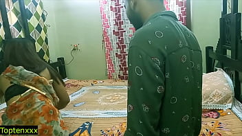 Preview 1 of Sex With Doll - Indian beautiful Hot model sex with teen boy at home! with clear hindi audio! sharee sex