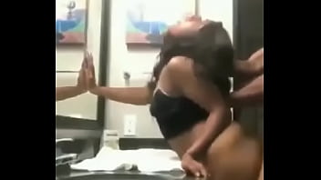 Preview 2 of Yoga Pants Fuck Big Boobs Mom - fuckin ma gf in the bathroom