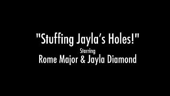 Preview 1 of Xxxi Video Downolad - Monster Cock For Jayla Diamond! Rome Major Bangs Her Really Hard!