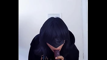 Preview 1 of Indian Granny Boy Sex - Mushroom haired femboy eager for cock,  satisfying himself