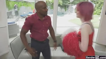 Preview 1 of Brazil Ass Big - Ts cheerleader Ella Hollywood fuck coach