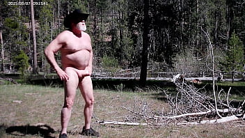 Preview 4 of Orgasm Punishment - Naked walk in the pasture.