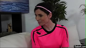 Preview 3 of Aaimaen Xxx - Ts Korra Del Rio sucks reporters cock