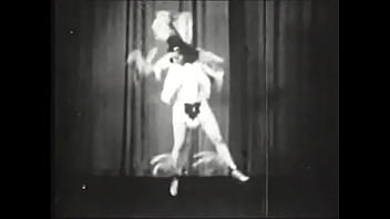 Preview 4 of Red Sell Your Gf - Retro whore performing strip dance on stage