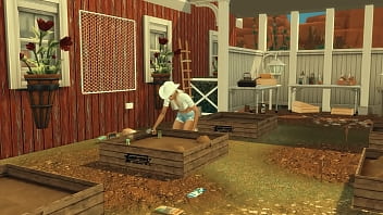 Preview 1 of Mom Beuty Sex - Sims 4. Merry Farmers. Part 3 - Impudent neighbor