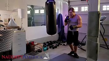Preview 1 of Head Cor - Naughty America - Ava Sinclaire trys boxing but ends up fucking her friend&#039_s brother!!