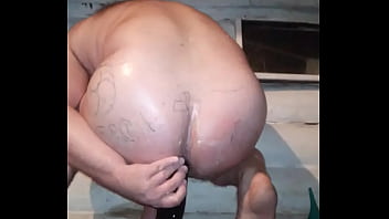 Preview 4 of Www Tunisiansex Com - Full anal humiliation of a Russian guy,  hard fuck in the ass followed by licking a dirty dick.A very massive thick black cock punishes a big ass without mercy.Exclusive video of homemade sex with stretching the anus to the limit!
