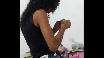 Preview 2 of Big Tit Mom Son Sexy Videos - Changing clothes
