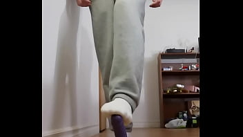 Preview 1 of U12 Little - Asian Femboy Twink Fuckdoll Anal and Cum with White Socks