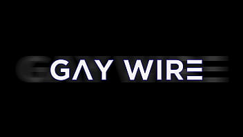 Preview 4 of Put Your Dick Between My Lips - GAYWIRE - Interracial Gay Sex Threesome In Public