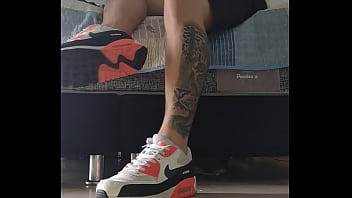 Preview 1 of Public Tug Job - Latino feet worship