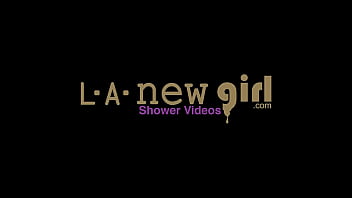 Preview 1 of Big Boop Aunt - Fresh- faced blonde took a shower