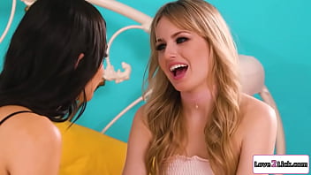 Preview 2 of Full Hd Horse Sex Tube - Blonde lets bff stay over and fucks her