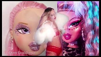 Preview 1 of 200 Anh Sex - Brarie Bratz Dall Hyper-aroused Goon