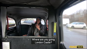 Preview 1 of Boobs Cry - Fake Taxi Capri Lmonde Lowers her Sexy Booty onto a Big Thick Cock