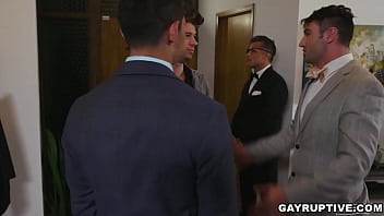 Preview 2 of Kitty Mompov - It&#039_s Michael Del Ray&#039_s first time to taste a huge cock.Everyone is unsure why they received a cryptic invitation to a mysterious house. Until they all discuss how they could all be connected to one hot gay
