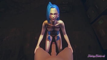 Preview 2 of Runa Sezeki - League of Legends Hentai - Jinx Hard Sex (Uncensored) - Japanese Asian Manga anime game porn