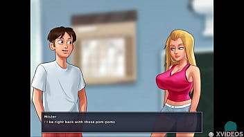 Preview 3 of Boy Panti Sex - SUMMERTIME SAGA #45 &bull_ Making out with the french teacher