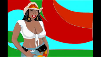 Preview 1 of Indian Malkin Ka Kutta - Candace Von vs Gianna Michaels in Strip club showdown first big-titty cartoon from Backalleytoonz