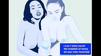 Preview 4 of Indian Malkin Ka Kutta - Candace Von vs Gianna Michaels in Strip club showdown first big-titty cartoon from Backalleytoonz