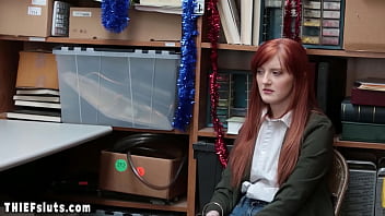Preview 2 of Kajal Agrawal Nude Xxx - Pale skinned redhead teen thief Krystal Orchid learning the rules