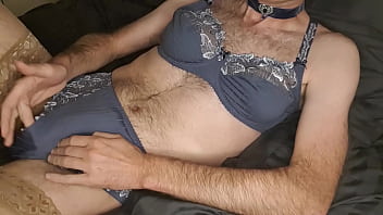 Preview 2 of Joker Berthdy - Lynne Glover crossdressing and wearing Deauville Lingerie