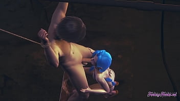 Preview 1 of Kast Night - League of Legends Hentai 3D - Jinx Blowjob with POV (Uncensored) - Japanese Asian Manga anime game porn