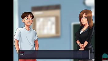 Preview 4 of Ana In - SUMMERTIME SAGA #44 &bull_ Cumshot in the library