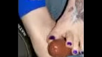 Preview 1 of Girls Dog Poun - Foot job