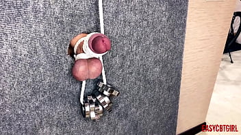 Preview 3 of Thi Big Lingo - I lost an argument to my stepsister and her friends and they filmed how they play with my balls AnnyCandy Painboy